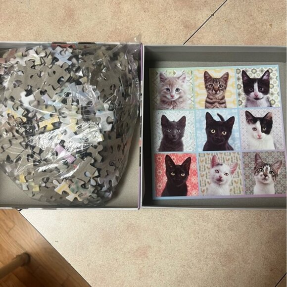 Galison "Cat Portraits" Jigsaw Puzzle 500 Pieces - Picture 6 of 6